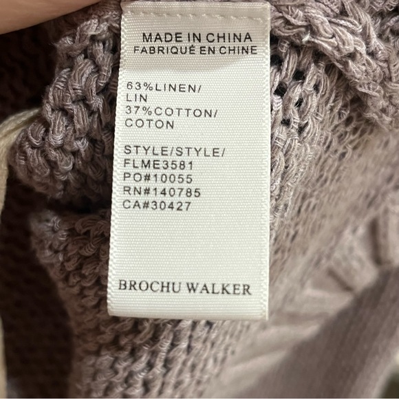 Brochu Walker Cropped Chunky Knit Button Up Cardigan in Asher Multi M - Picture 16 of 16